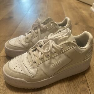 Adidas Originals Forum Bold Women's Size 8.5 Athletic Shoe Orbit Grey/ White